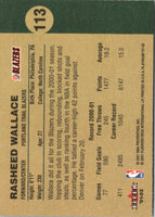 2001 Fleer Platinum Rasheed Wallace #113