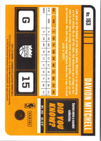 2021 Panini Chronicles Davion Mitchell #163