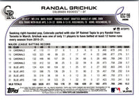 2022 Topps Chrome Update Randal Grichuk #USC199