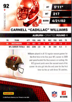 2010 Panini Absolute Memorabilia Retail Cadillac Williams #92