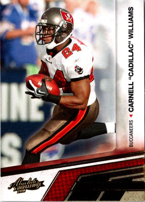 2010 Panini Absolute Memorabilia Retail Cadillac Williams #92
