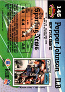 1992 Stadium Club Pepper Johnson