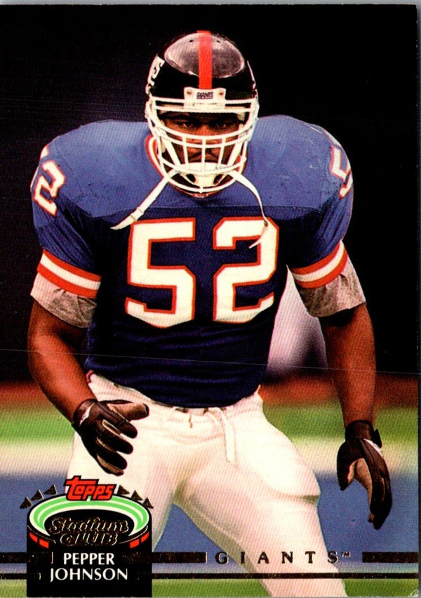 1992 Stadium Club Pepper Johnson #146