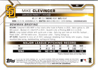 2021 Bowman Mike Clevinger #53