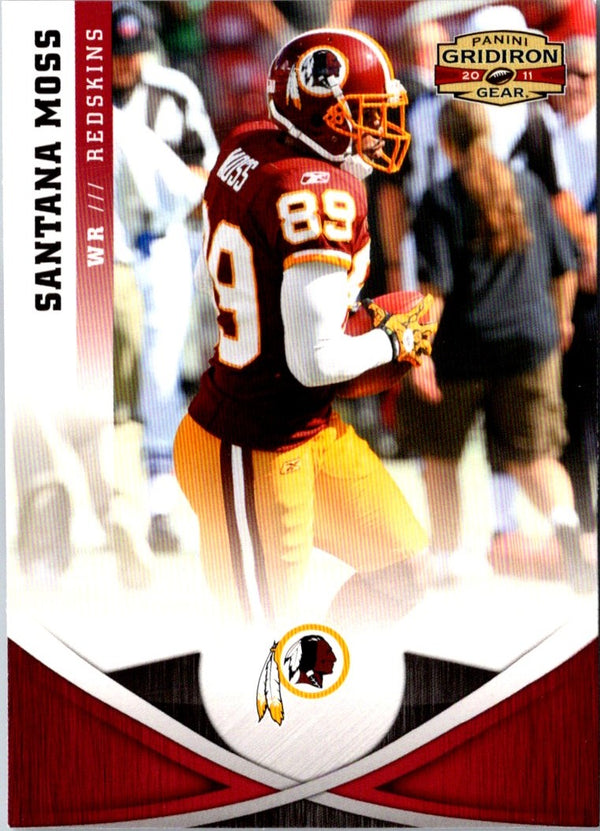 2011 Panini Gridiron Gear Santana Moss #145