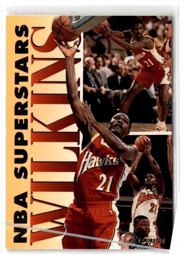 1993 Fleer NBA Superstars Dominique Wilkins #20
