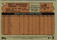 2021 Topps Heritage Brett Anderson #157