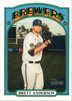 2021 Topps Heritage Brett Anderson #157