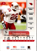 2002 Leaf Rookies & Stars Thomas Jones