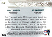 2019 Topps Historic Through-Lines Nolan Arenado/Brooks Robinson #HTL-8