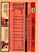 1981 Topps Scott Sanderson