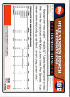 2008 Topps Tennessee Titans Kyle Vanden Bosch #TEN5