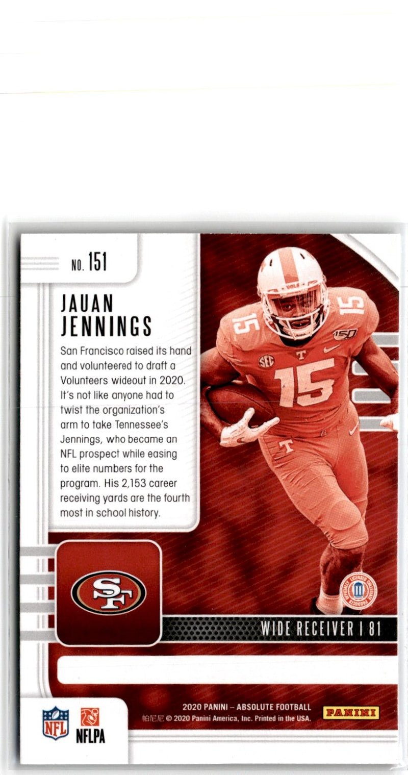 2020 Panini Absolute Jauan Jennings