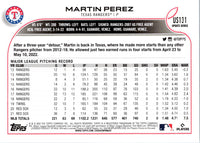 2022 Topps Orange Star Martin Perez #212