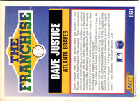 1991 Score David Justice #861