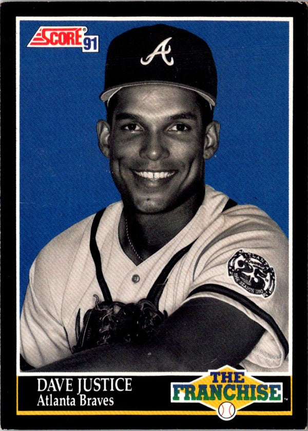 1991 Score David Justice #861