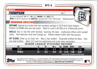 2020 Bowman 1st Edition Zack Thompson #BFE-6