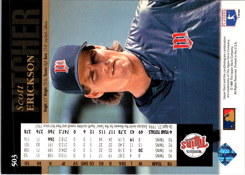 1994 Upper Deck Scott Erickson