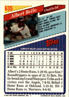 1993 Topps Albert Belle #635