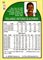 1990 Hoops Rolando Blackman #82