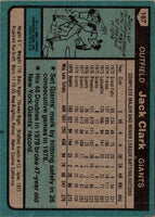 1980 Topps Jack Clark #167