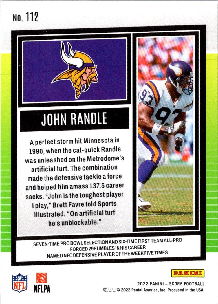 2022 Score John Randle