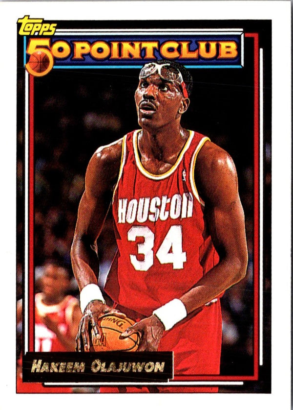 1992 Topps Gold Hakeem Olajuwon #214