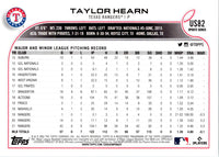 2022 Topps Update Taylor Hearn #US82