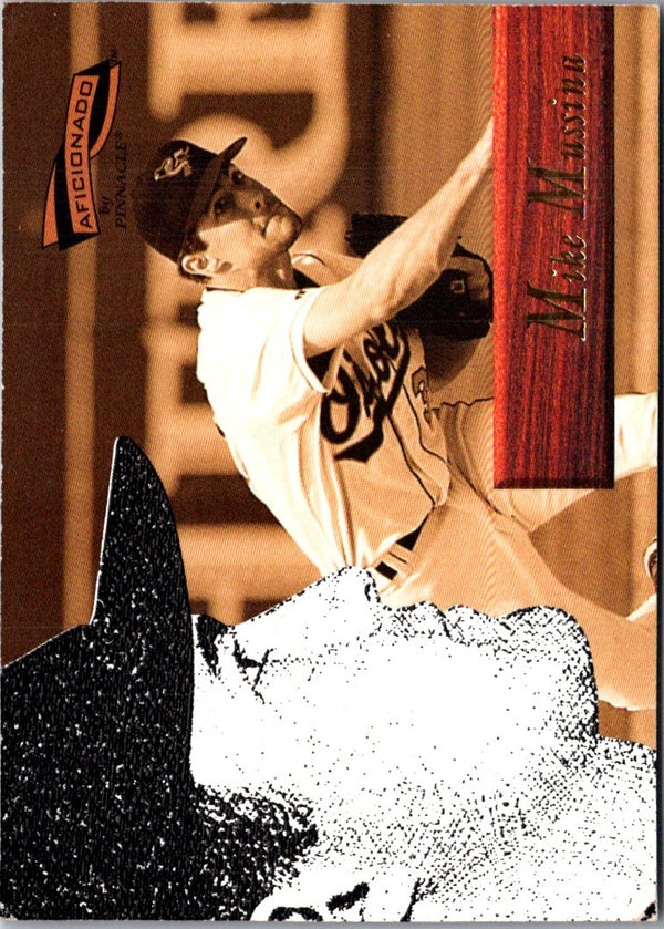 1996 Pinnacle Aficionado Mike Mussina #83