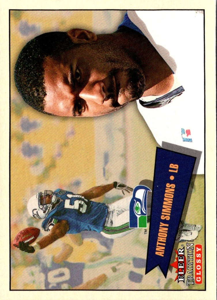 2001 Fleer Tradition Glossy Anthony Simmons