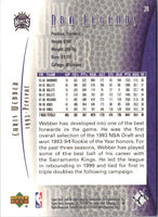 2000 Upper Deck Legends Chris Webber #26