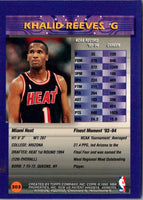 1994 Finest Khalid Reeves #303 Rookie