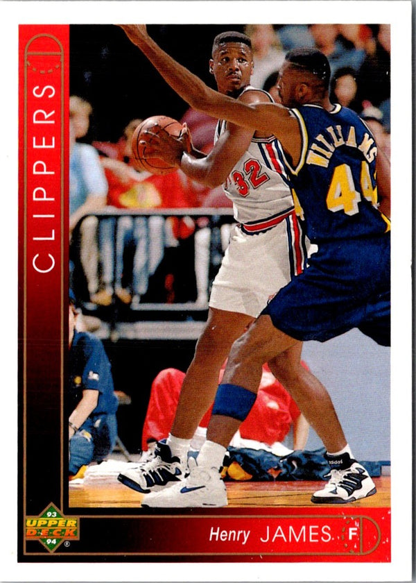 1993 Upper Deck Henry James #377