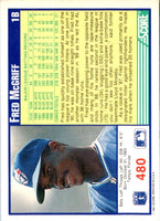 1991 Score Fred McGriff #480