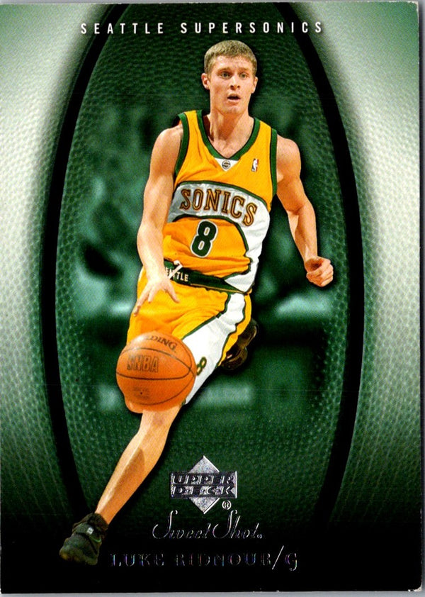 2005 Upper Deck Sweet Shot Luke Ridnour #91