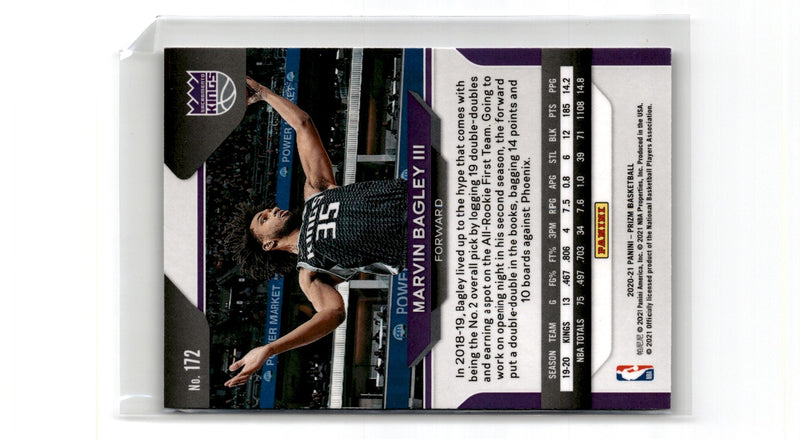 2020 Panini Prizm Marvin Bagley III