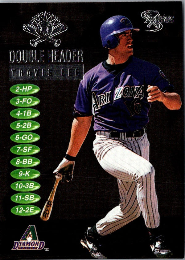 1998 SkyBox Dugout Axcess Double Header Travis Lee #19DH