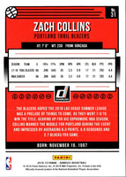 2018 Donruss Zach Collins #31