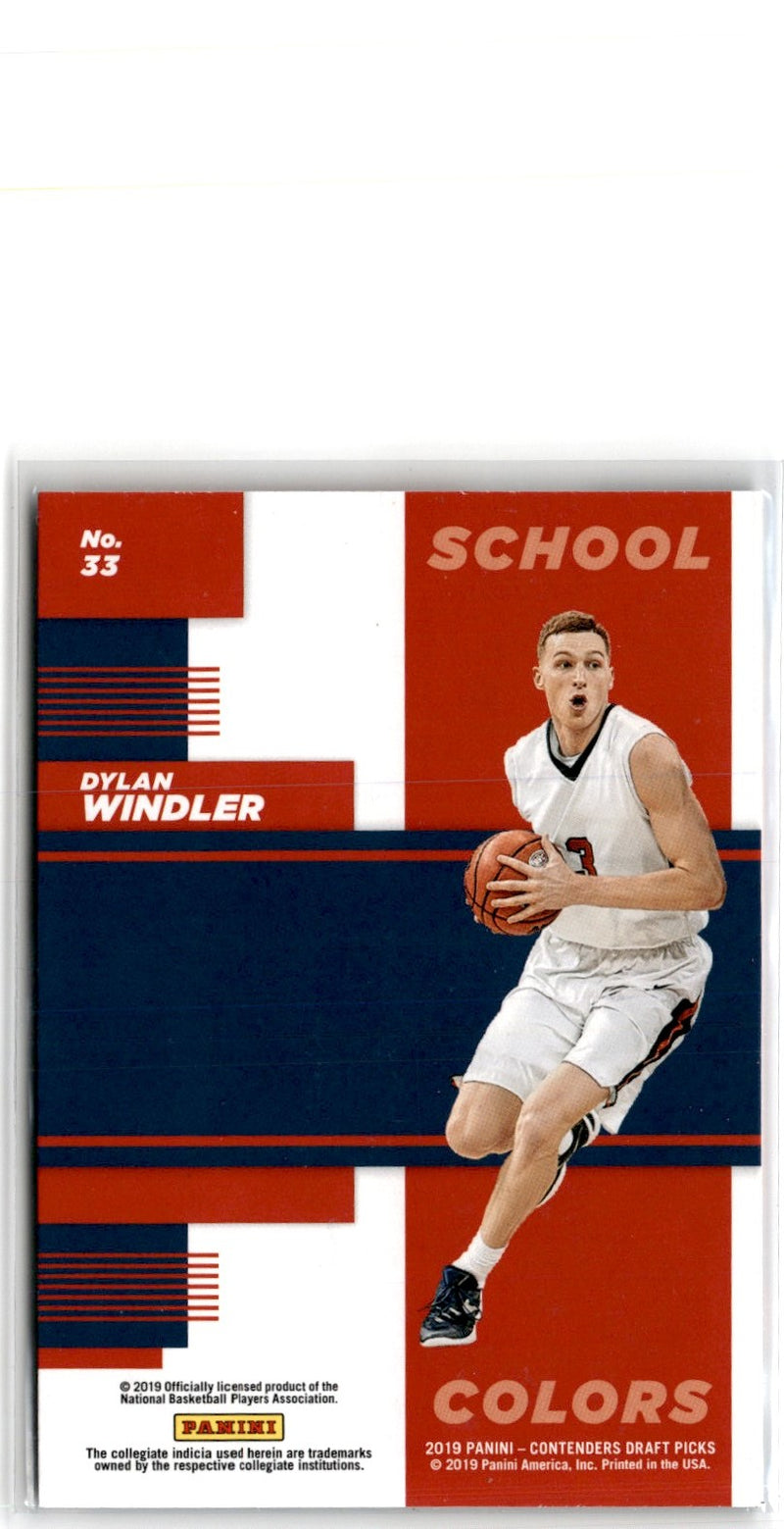 2019 Panini Contenders Draft Picks School Colors Dylan Windler