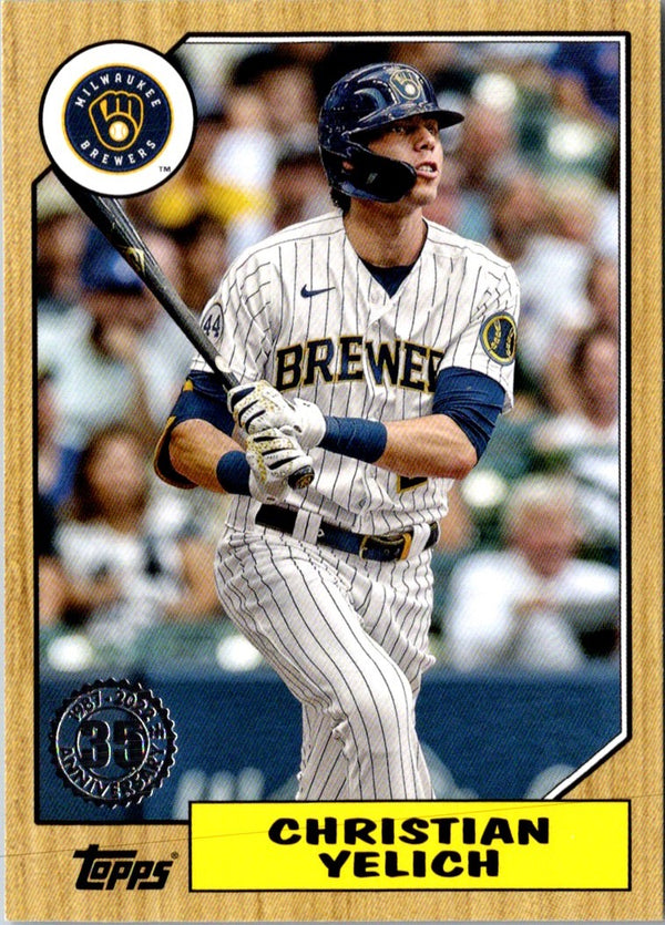 2022 Topps Christian Yelich #288