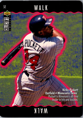 1996 Collector's Choice You Make the Play Kirby Puckett #32A