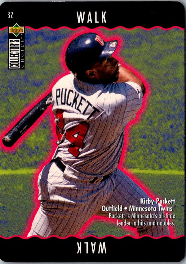 1996 Collector's Choice You Make the Play Kirby Puckett #32A