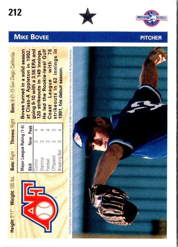 1992 Upper Deck Minors Mike Bovee