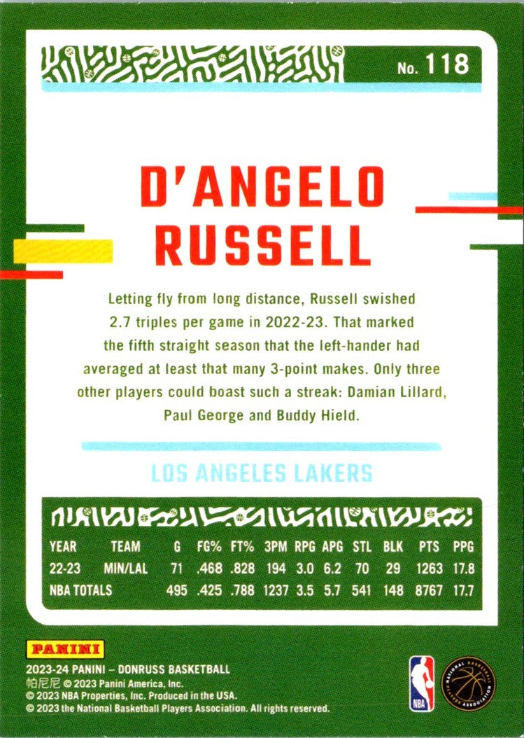 2023 Donruss D'Angelo Russell