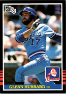 1985 Donruss Glenn Hubbard
