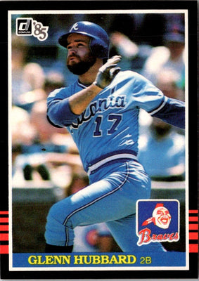 1985 Donruss Glenn Hubbard #199