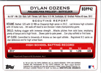 2012 Bowman Draft Picks & Prospects Chrome Dylan Cozens #BDPP42