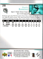 2007 Upper Deck Predictor Edition Green Hanley Ramirez #319
