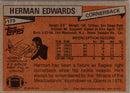 1981 Topps Herman Edwards