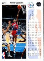 1992 Upper Deck Johnny Dawkins #231